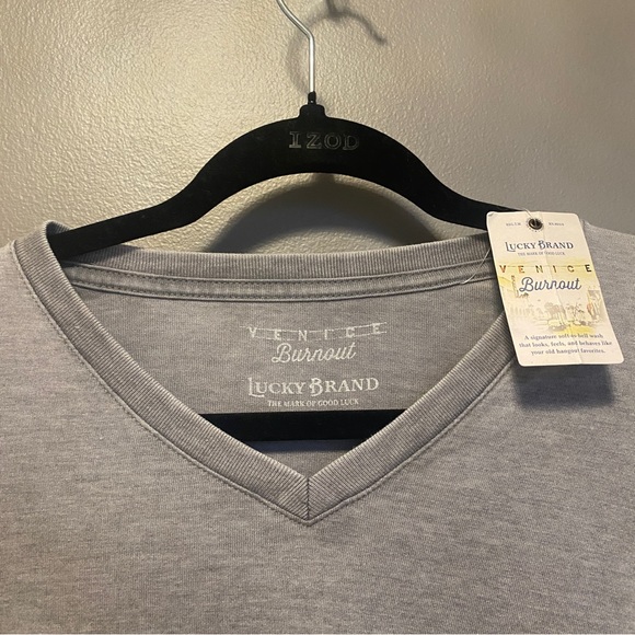 LUCKY BRAND Venice Burnout Men T in Gray, NWT 1117 - Picture 5 of 6